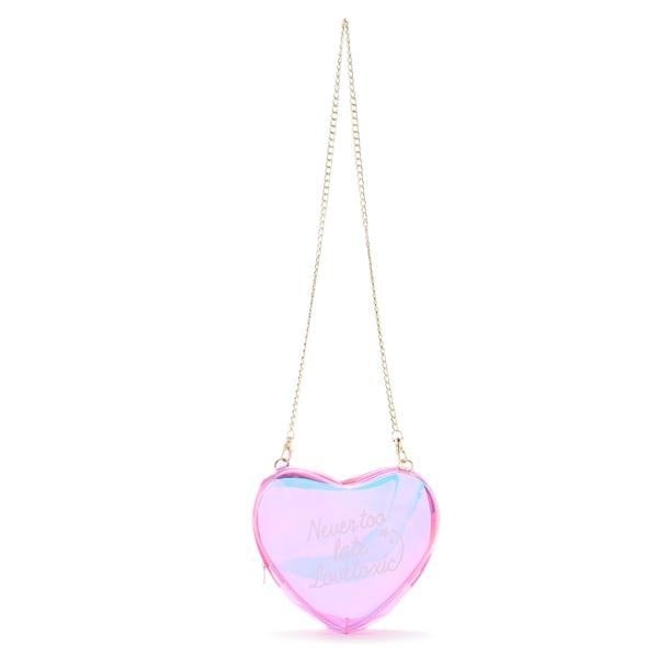 Narumiya Online ナルミヤ オンラインの公式通販サイトハートクリアショルダーバッグ F ピンク ジュニア