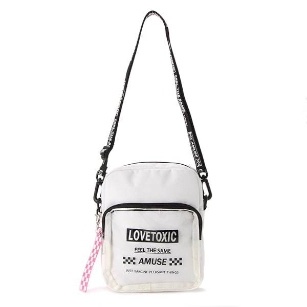 クリアポケットタテ型サコッシュ