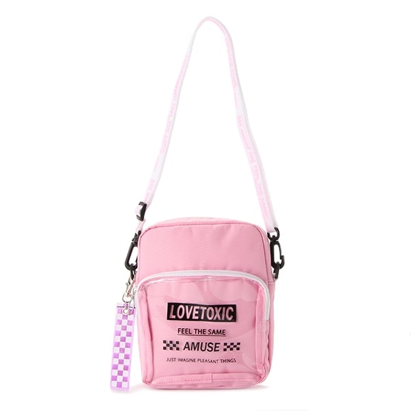 クリアポケットタテ型サコッシュ