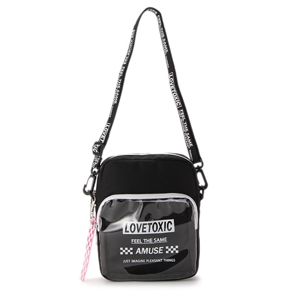 クリアポケットタテ型サコッシュ