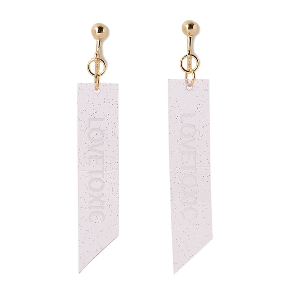 ラメテープクリアイヤリング