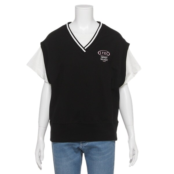 ベストレイヤード風Tシャツ