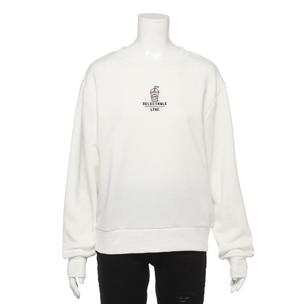 裏毛 ワンポイントトレーナー