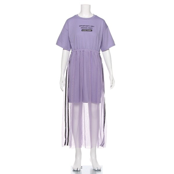 MSGM キッズ　チュールレイヤードスエットワンピース 120 MSGM キッズ チュールレイヤードスエットワンピース 120 - メルカリ