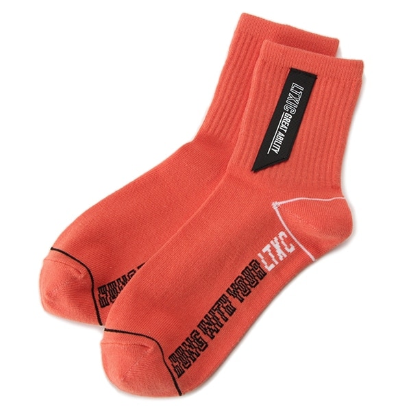 カラーテープクルーソックス