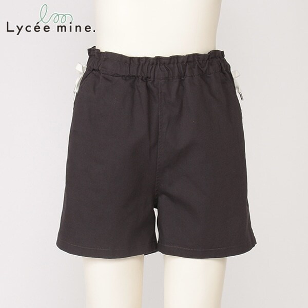 サイドレースアップショートパンツ(S(140) カーキ): ジュニア  