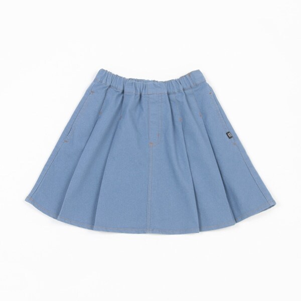 【リンク】色落ちしないデニム風スカート(ジュニア)