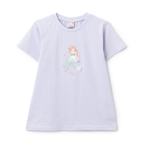 【防汚/リンク】キラキラモチーフTシャツ