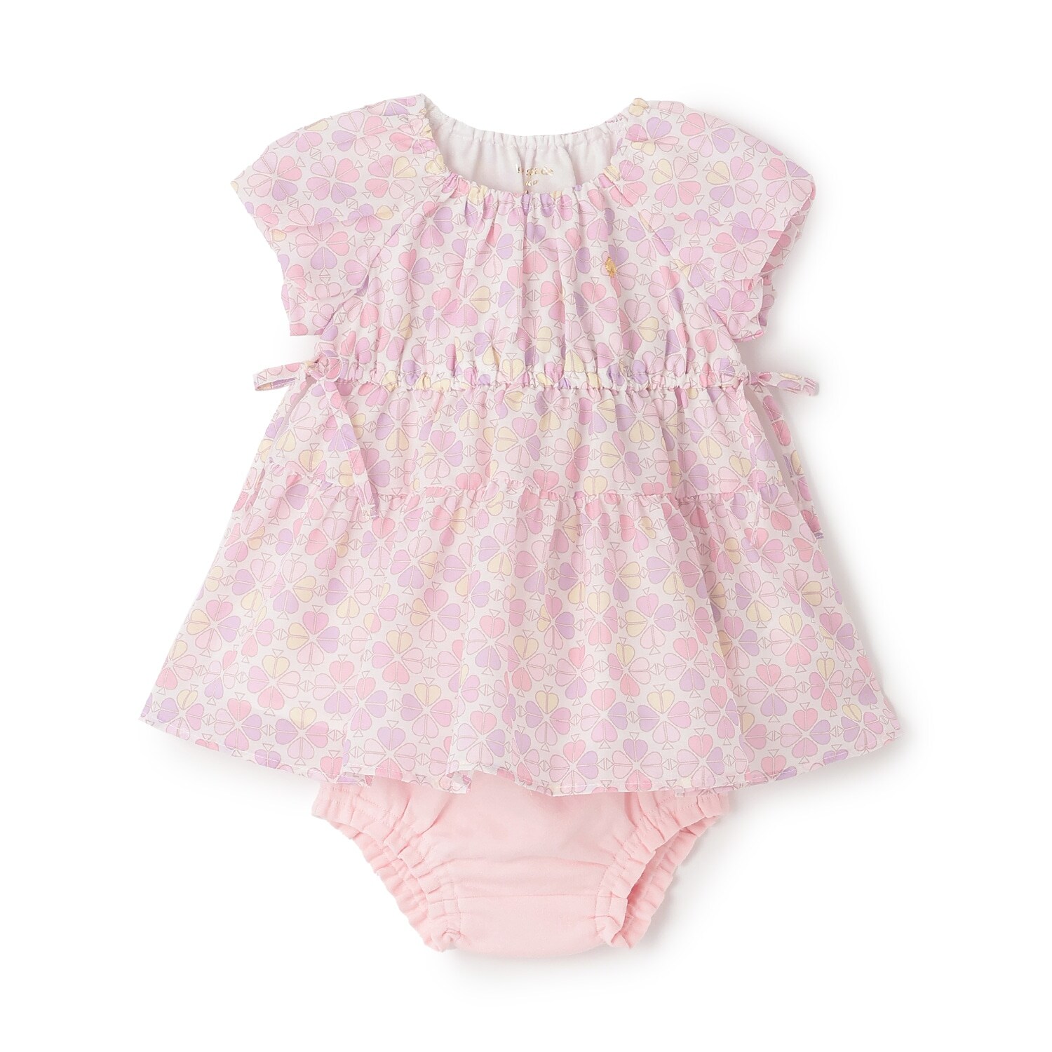 スペードフラワーティアードワンピース