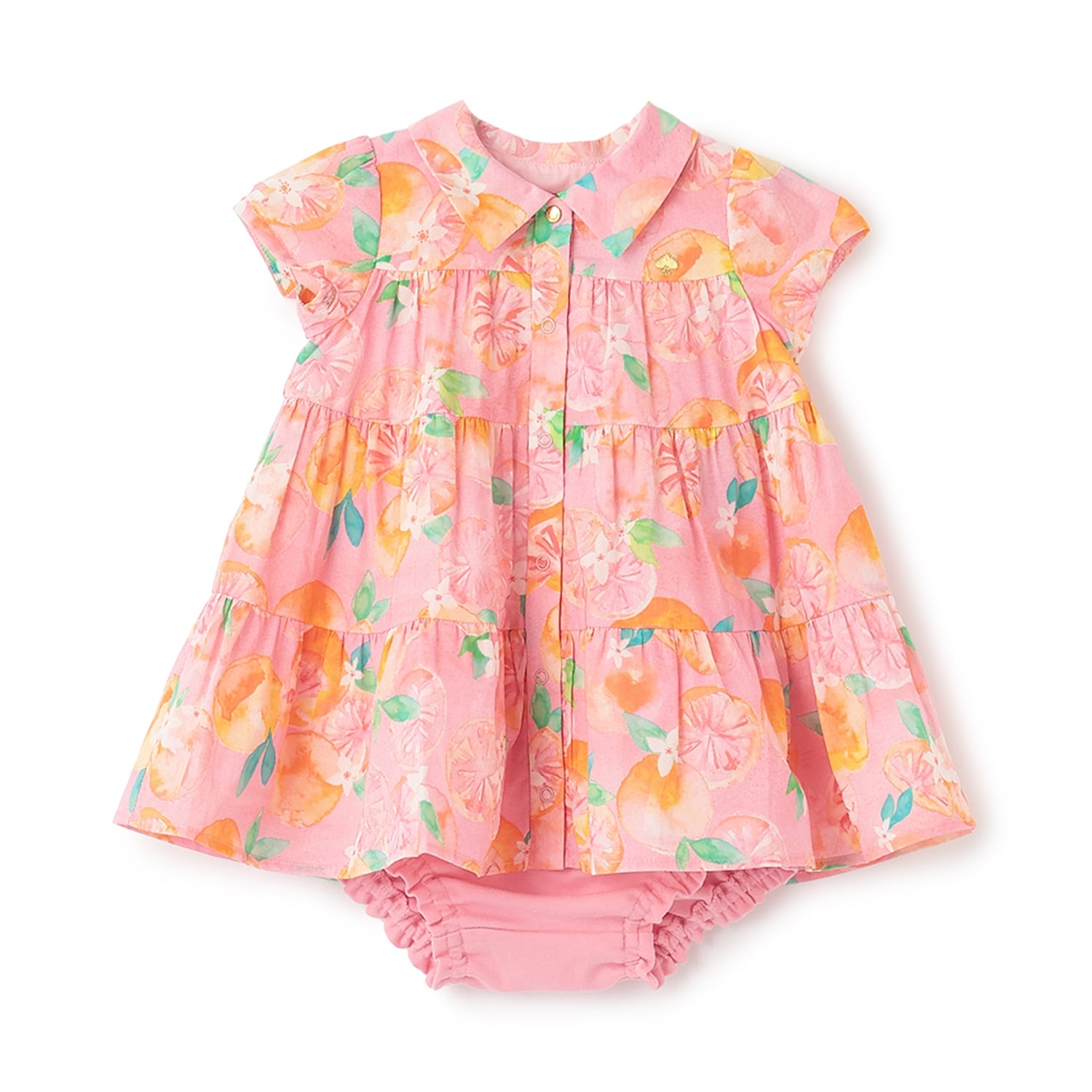 オレンジブロッサムティアードワンピース