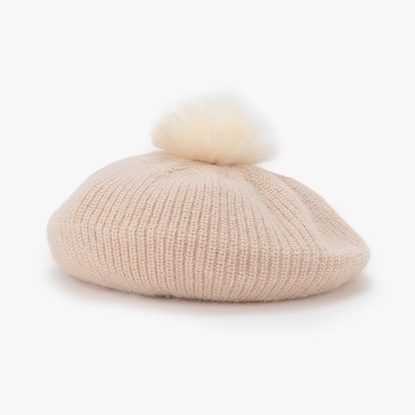 ポンポンニット帽(50-52cm 黒): キッズ - ナルミヤ オンライン公式サイト