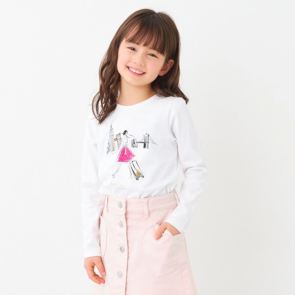 ケイトペード　130cm Tシャツ 3枚セット　美品 kate spade NEW YORK - 【美品】 ケイトスペード トドラー ロゴT
