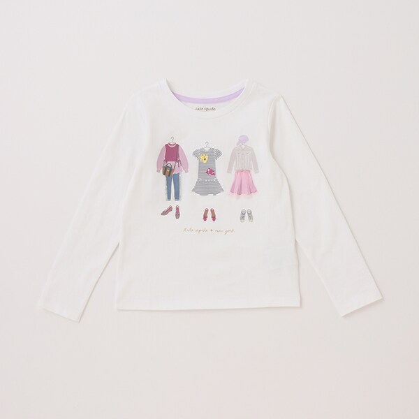 トドラー スリーガールズ長袖Tシャツ