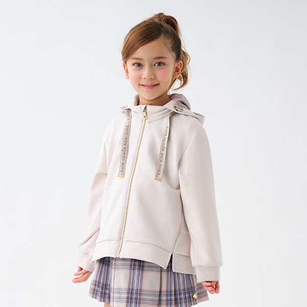 新品　ケイトスペード　トドラー キャットダブルニットフーディー kate spade new york kids（ケイトスペードニューヨーク）の