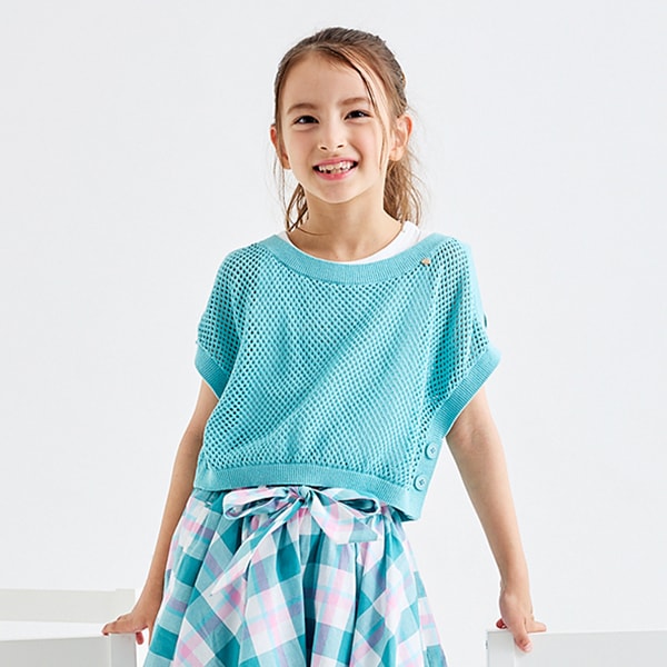 トドラー メッシュニット&タンクトップセット