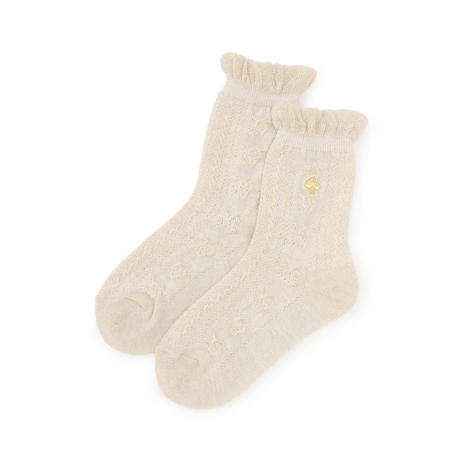 フロートラッフルソックス(M(16-18cm) ゴールド): キッズ