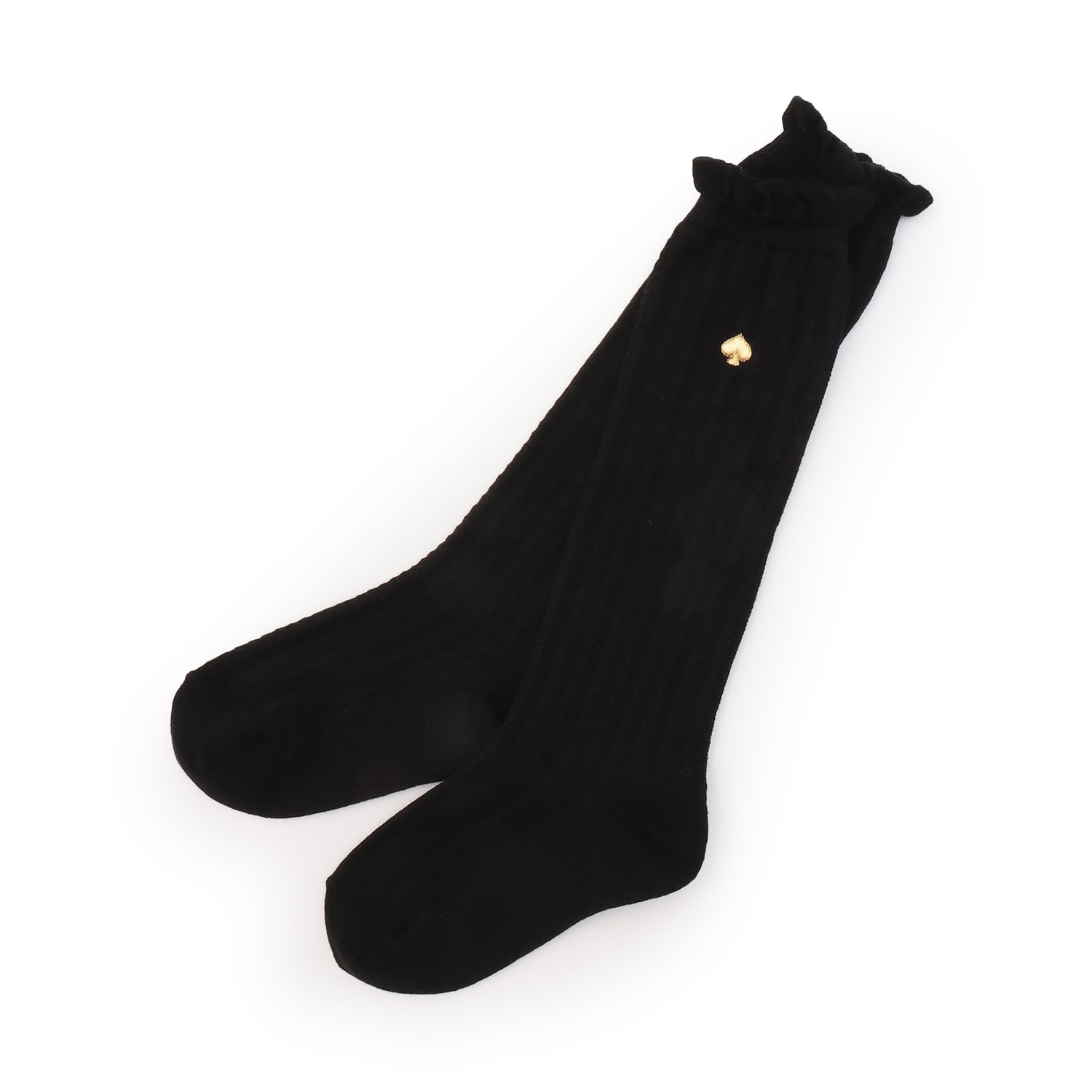 透かし編みハイソックス