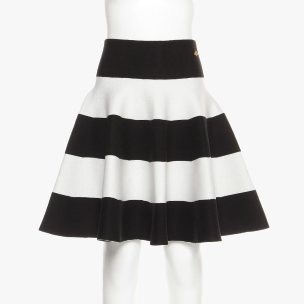 ジュニア バイカラーニットスカート
