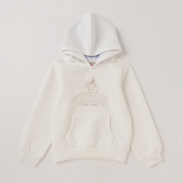 ガールズ ビーグルキルティング刺しゅうフーディー