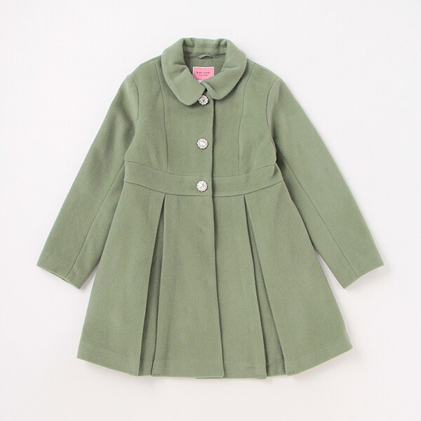 kate spade childrenswear ガールズジュエルボタンコート