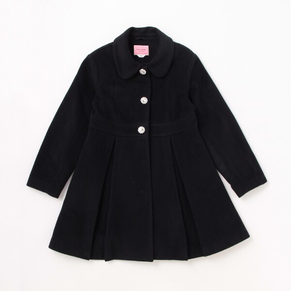 kate spade childrenswear ガールズジュエルボタンコート