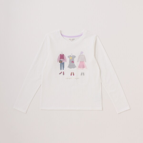 ガールズ スリーガールズ長袖Tシャツ