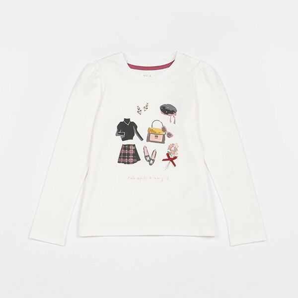 ガールズ エッセンシャル長袖Tシャツ
