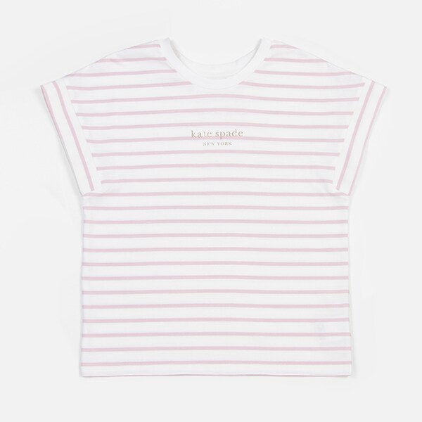 ガールズ ストライプTシャツ