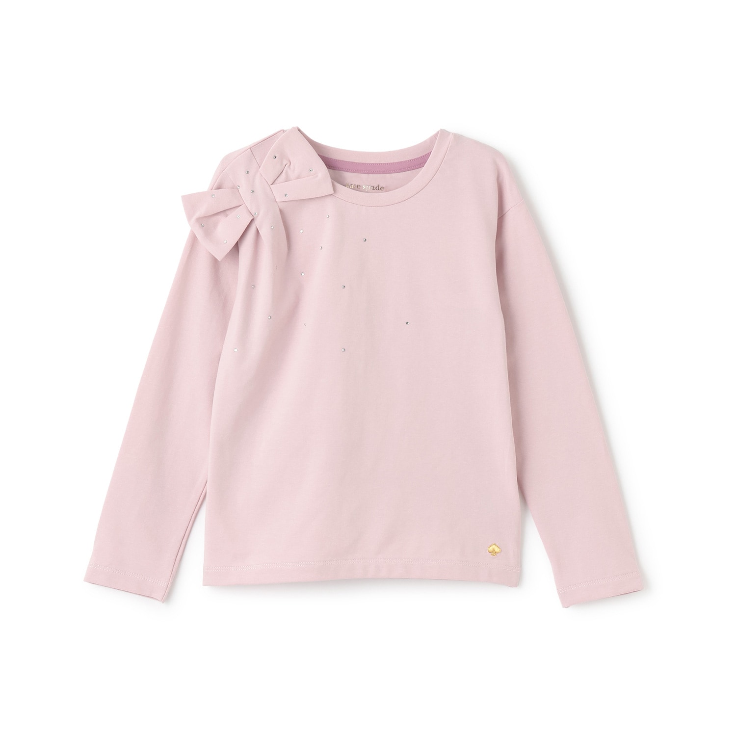 ボウ長袖Tシャツ