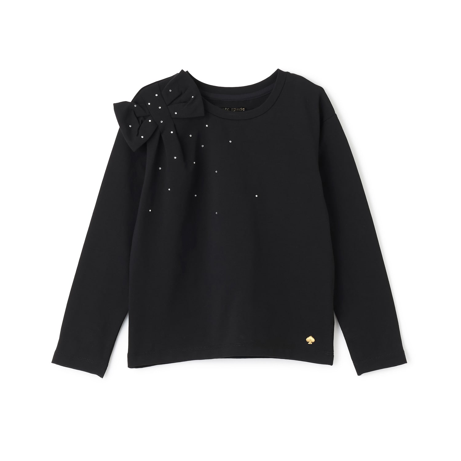ボウ長袖Tシャツ