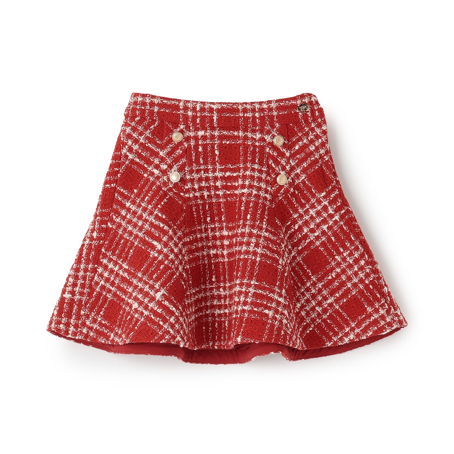 ツイードフレアスカート