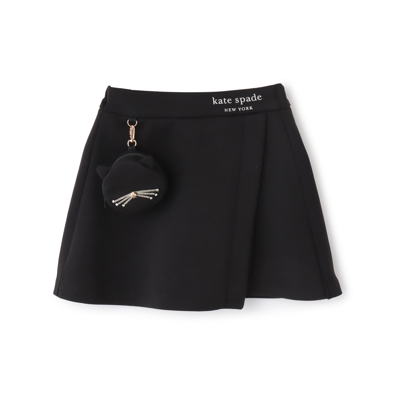 キャットポーチつきキュロットスカート