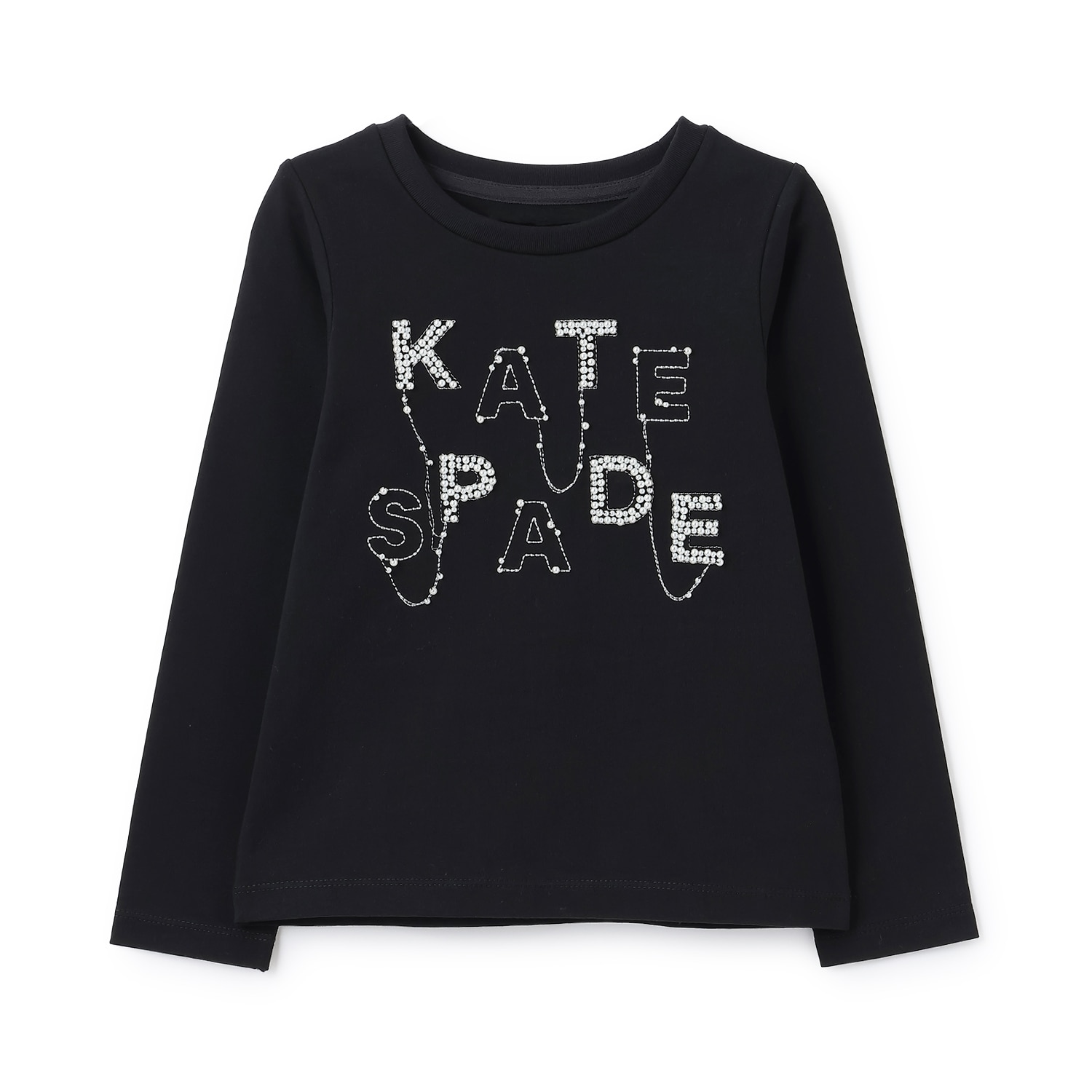 ビジューロゴ長袖Tシャツ