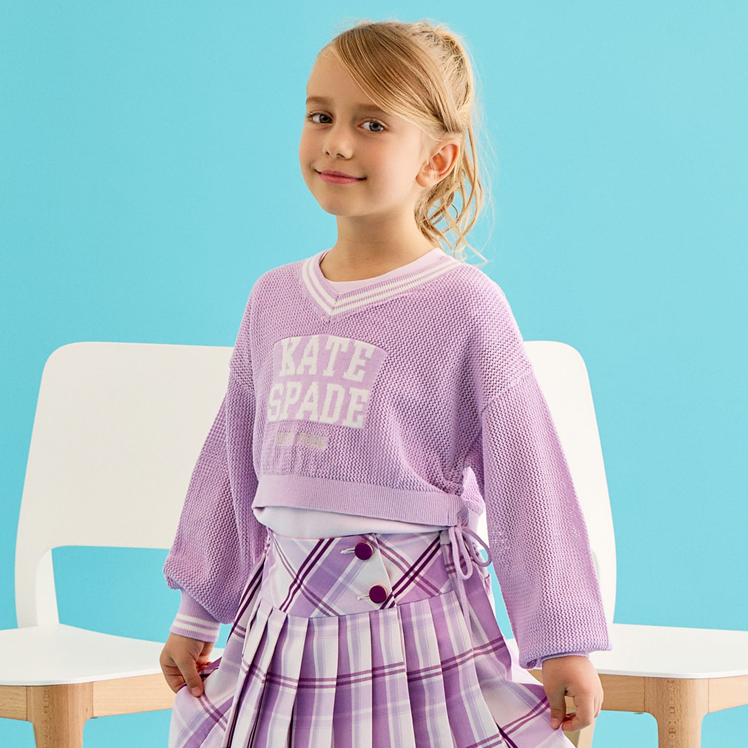 ロゴメッシュニット&Tシャツセット