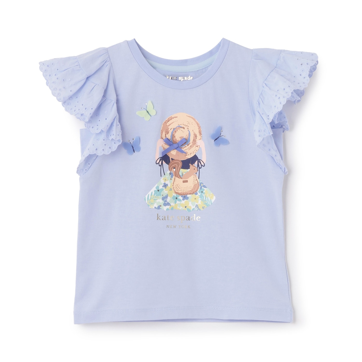 ガールインストローハットTシャツ