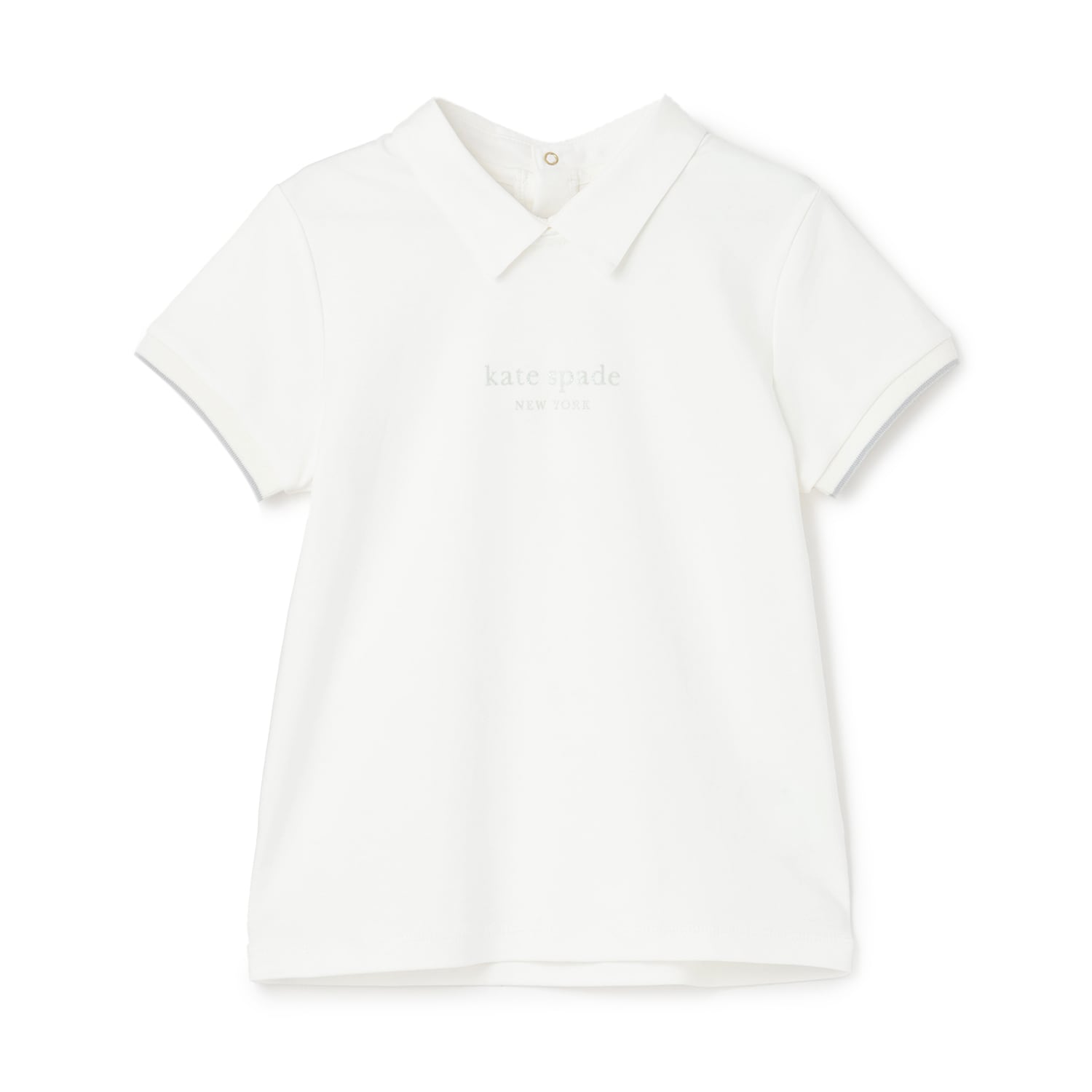 ロゴ衿つきカットソー