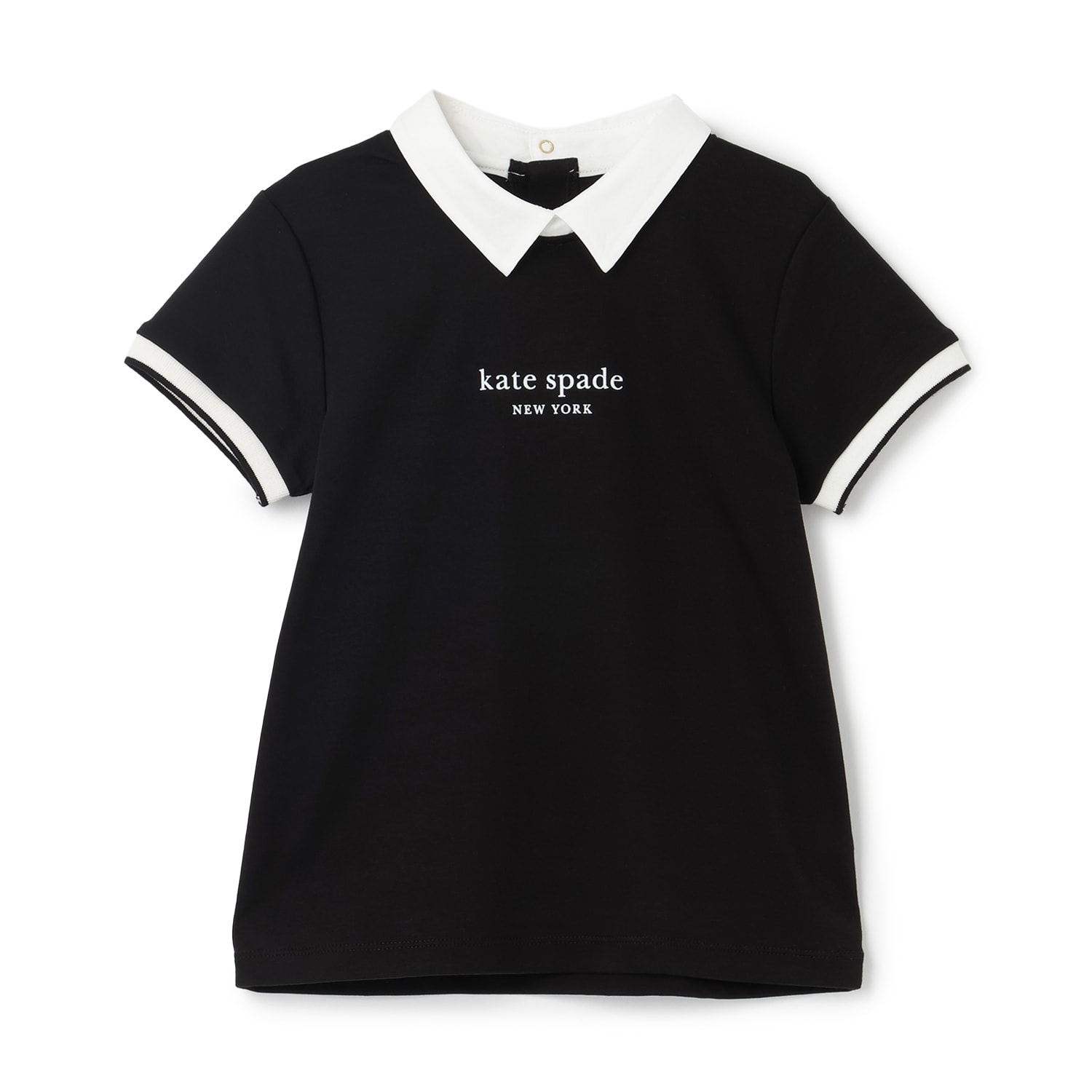 ロゴ衿つきカットソー