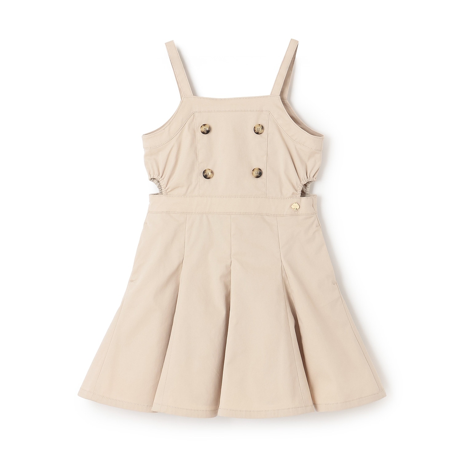 サイドカットアウトジャンパースカート