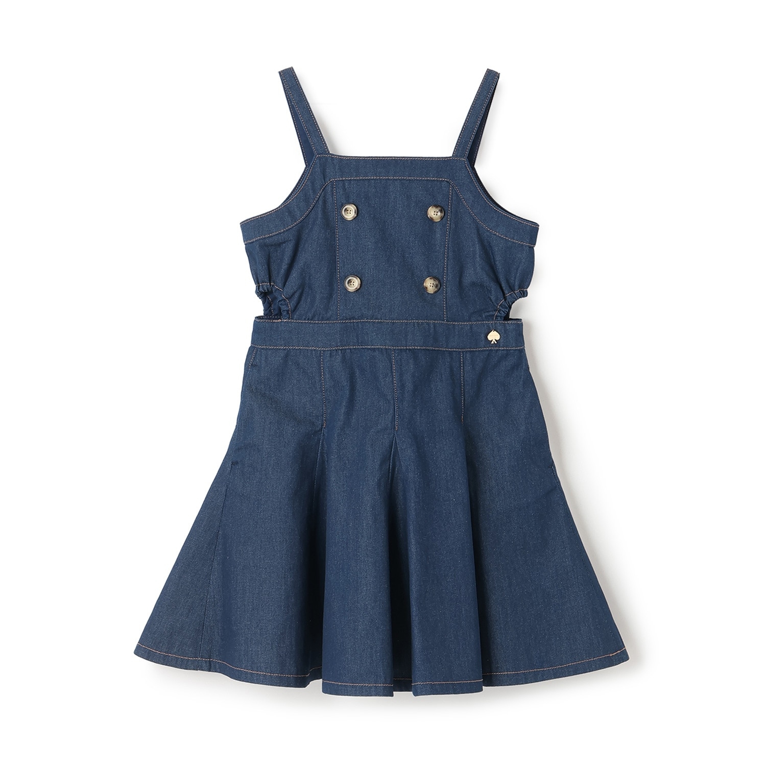 サイドカットアウトジャンパースカート