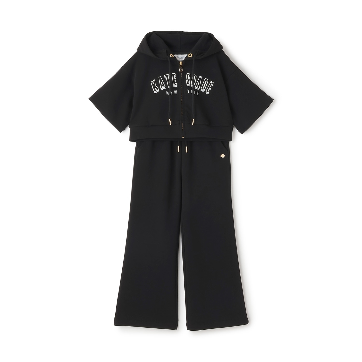 ロゴ半袖パーカ＆パンツセット