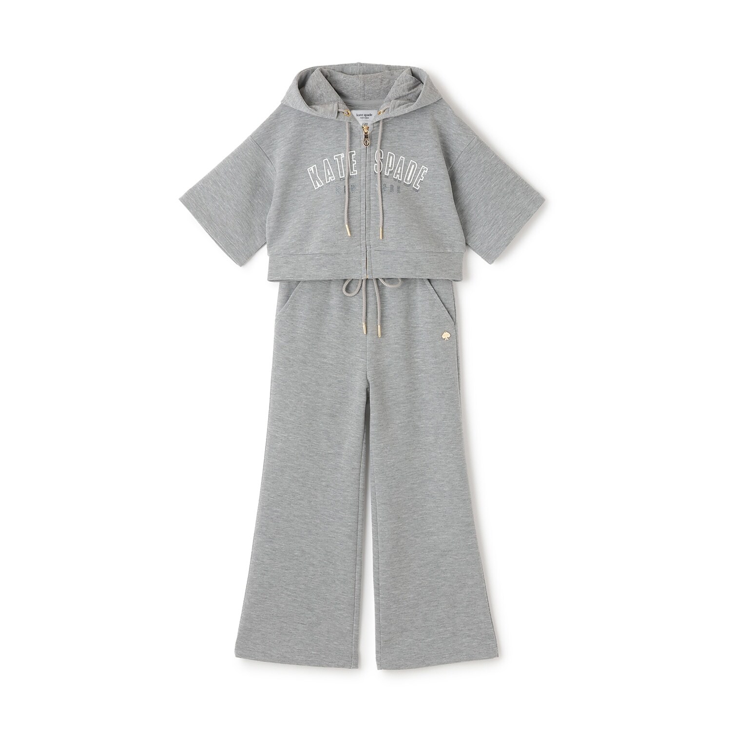 ロゴ半袖パーカ＆パンツセット