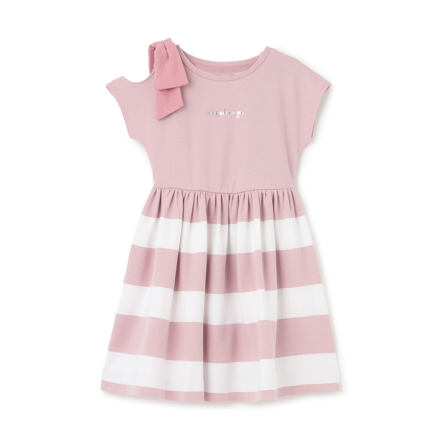 ボウストライプワンピース