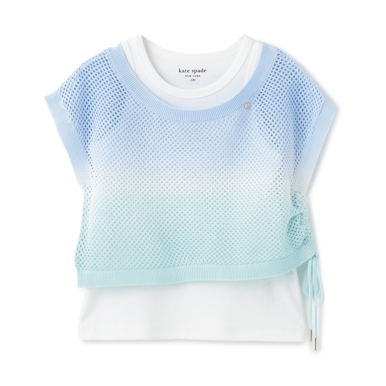 グラデーションメッシュニット&タンクトップセット