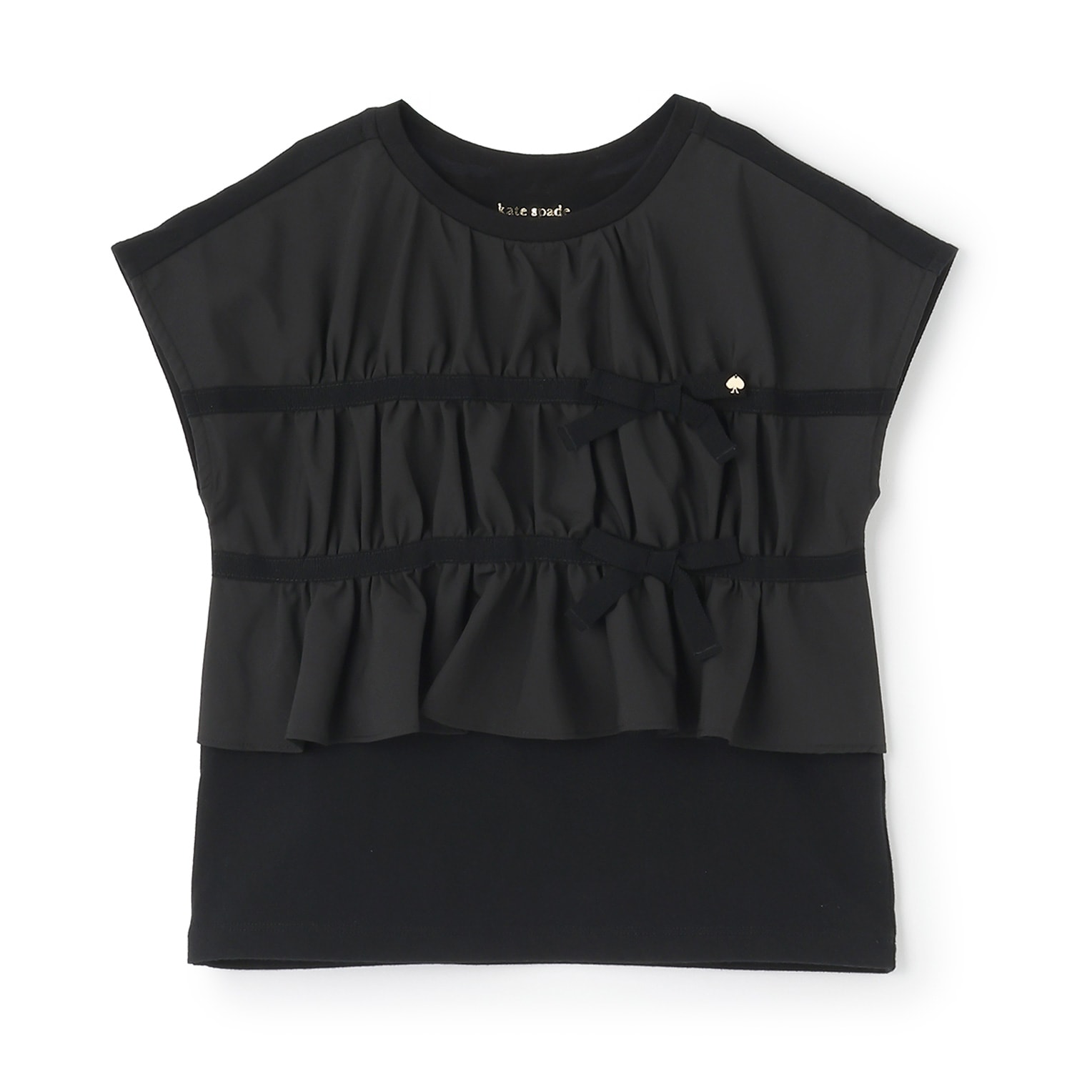 ボウギャザーTシャツ