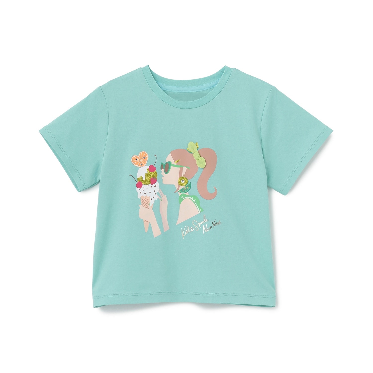 オレンジアイスクリームTシャツ