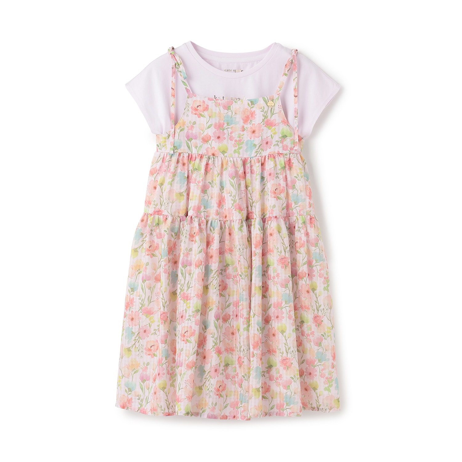 ボタニカルブルームズワンピース＆Tシャツセット