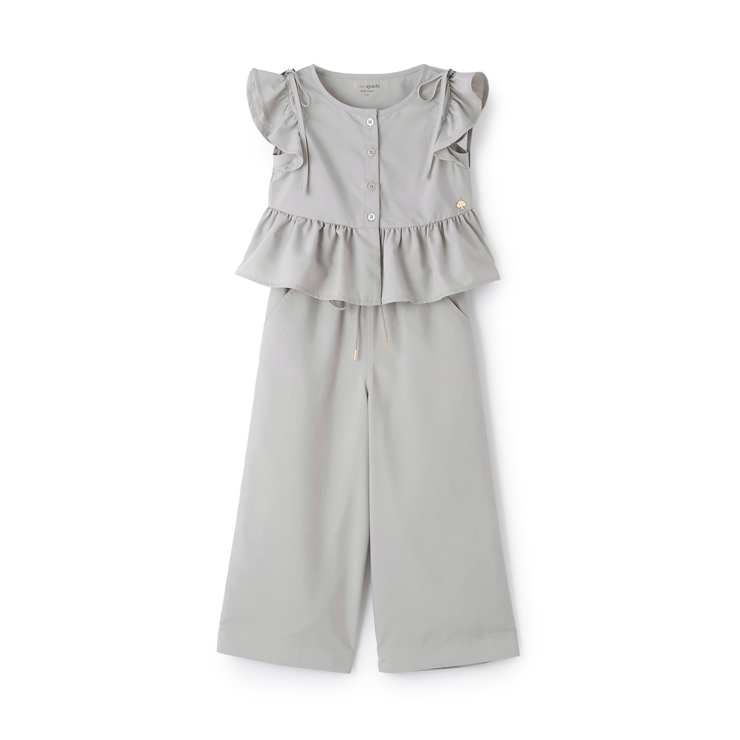 ペプラムトップス＆パンツセット