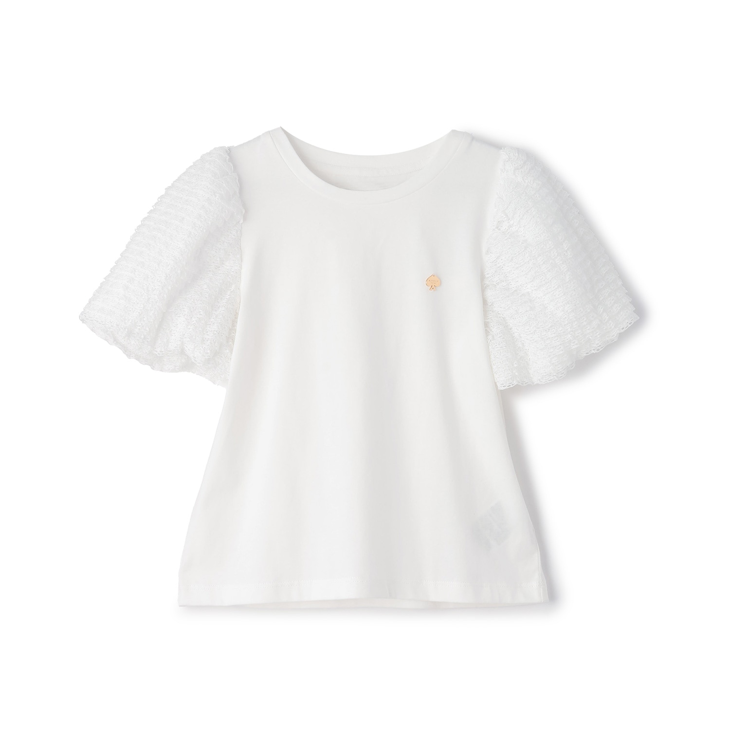 フリルパフスリーブTシャツ
