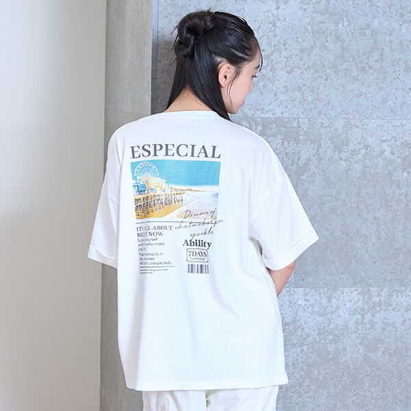【7days】転写プリントBIGTシャツ