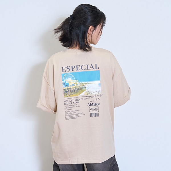 【7days】転写プリントBIGTシャツ